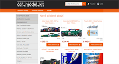 Desktop Screenshot of car-model-kit.cz